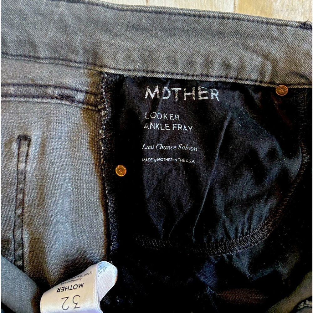 Mother denim Looker Ankle Fray
